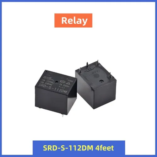 3pcs Реле SRD-S-112DM 4pin 12V 10A 1НО запчасти для чайников, авто