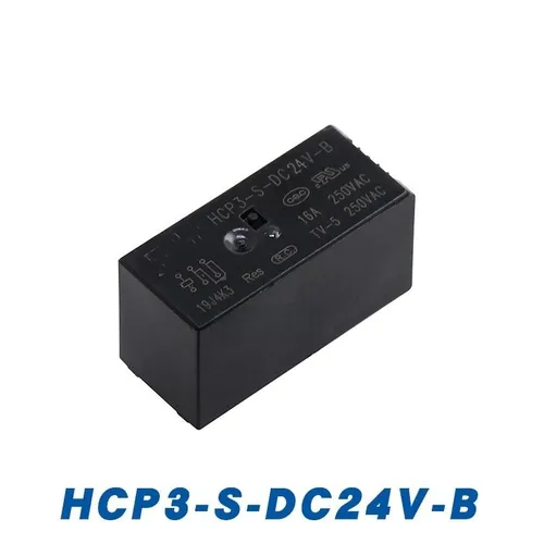 Реле электромагнитное HCP3-S-DC24V-B, 16А, 1НЗ (нормально замкнутый), 6-контактное, мощное
