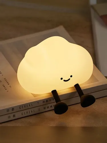 Прикроватная декоративная лампа Облачный силиконовый ночник