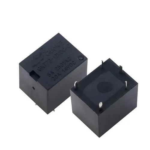 Реле GKT78-12VDC-C: 5-контактное, 20А, SPDT (1НО/1НЗ), 5В постоянного тока