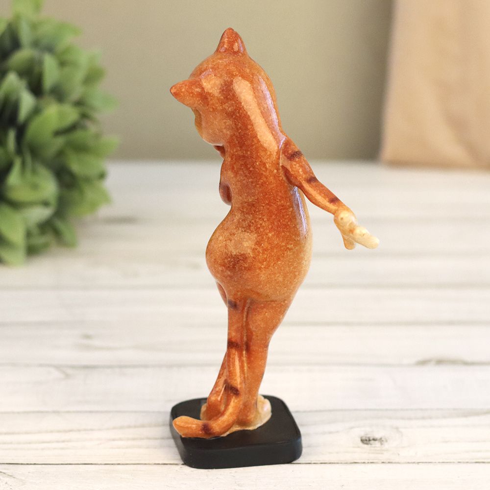 Статуэтка Кошка на весах, полистоун, 5,5 х 10 х 17 см — фото 2