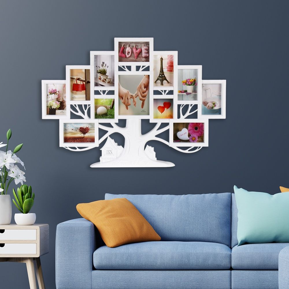 Фоторамка-коллаж Дерево на 12 фото, 82 х 58 см