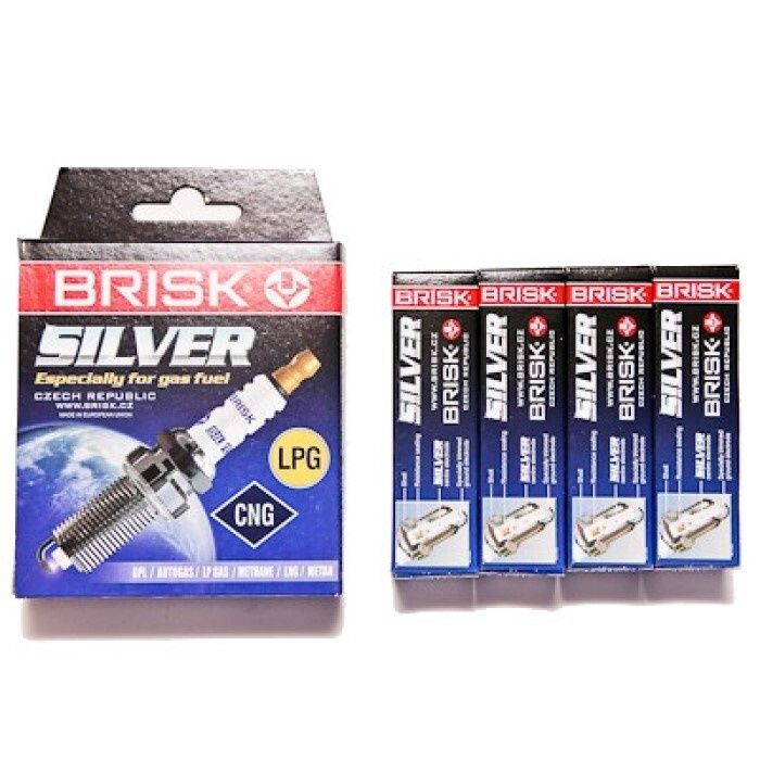 Свеча зажигания ВАЗ-2110,2170,1118,2190,Vesta,XRAY (16 кл) (0,9 мм.) BRISK SILVER (1 шт) под ГБО