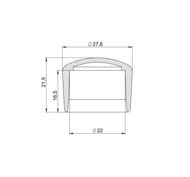 Заглушка-вставка, Пластик, черный купить по низкой цене в интернет ...