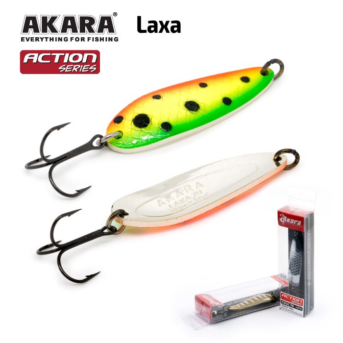 Блесна колеб. Akara Action Series Laxa 60 21 гр. 3/4 oz. AB90