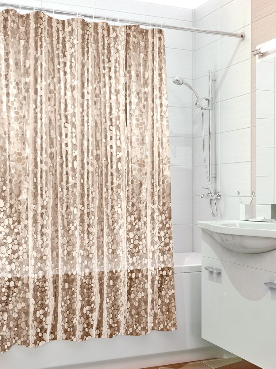 Роскошный интерьер ванной комнаты, 3D изображения