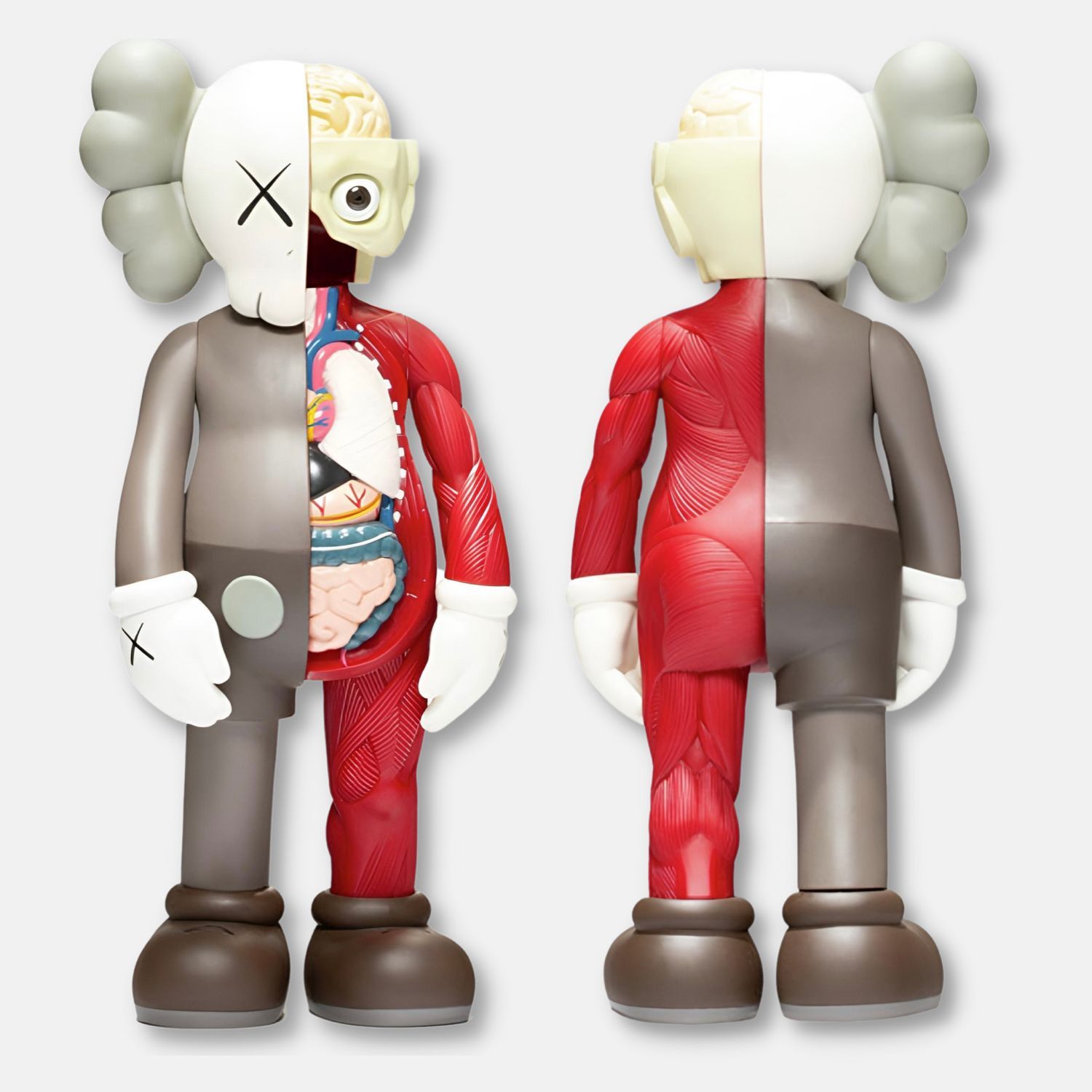 Коллекционная фигурка KAWS COMPANION ANATOMY OPEN EDITION 38 BROWN ...