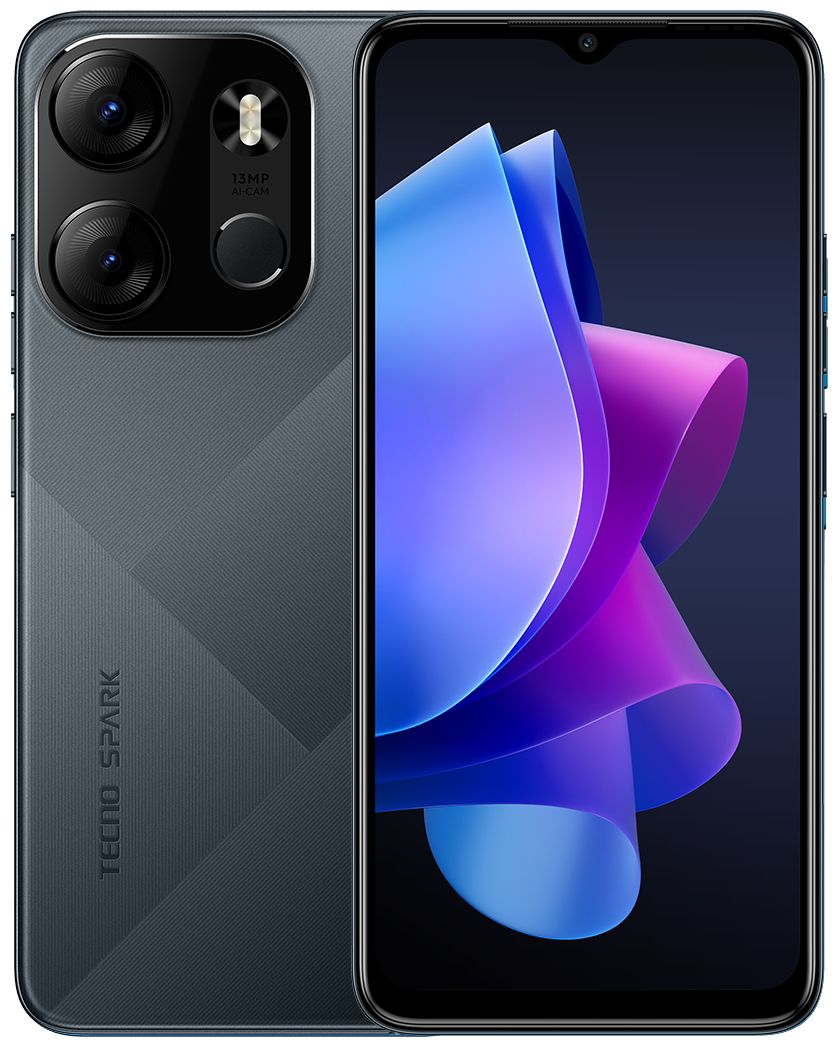 Смартфон Tecno BF7 SPARK Go 2023 64 ГБ 4 ГБ Черный 6.56 IPS ...