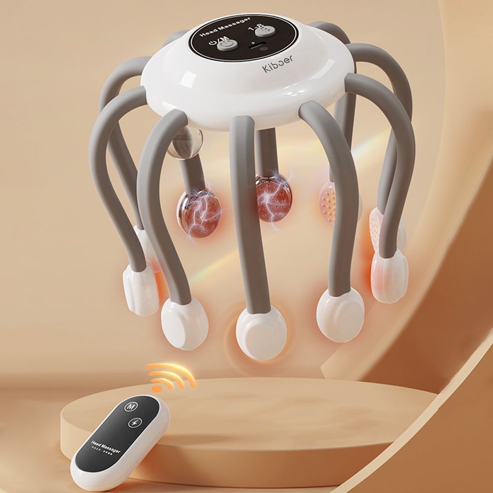 Массажер для головы электрический, беспроводные, микротоки, магниты ...