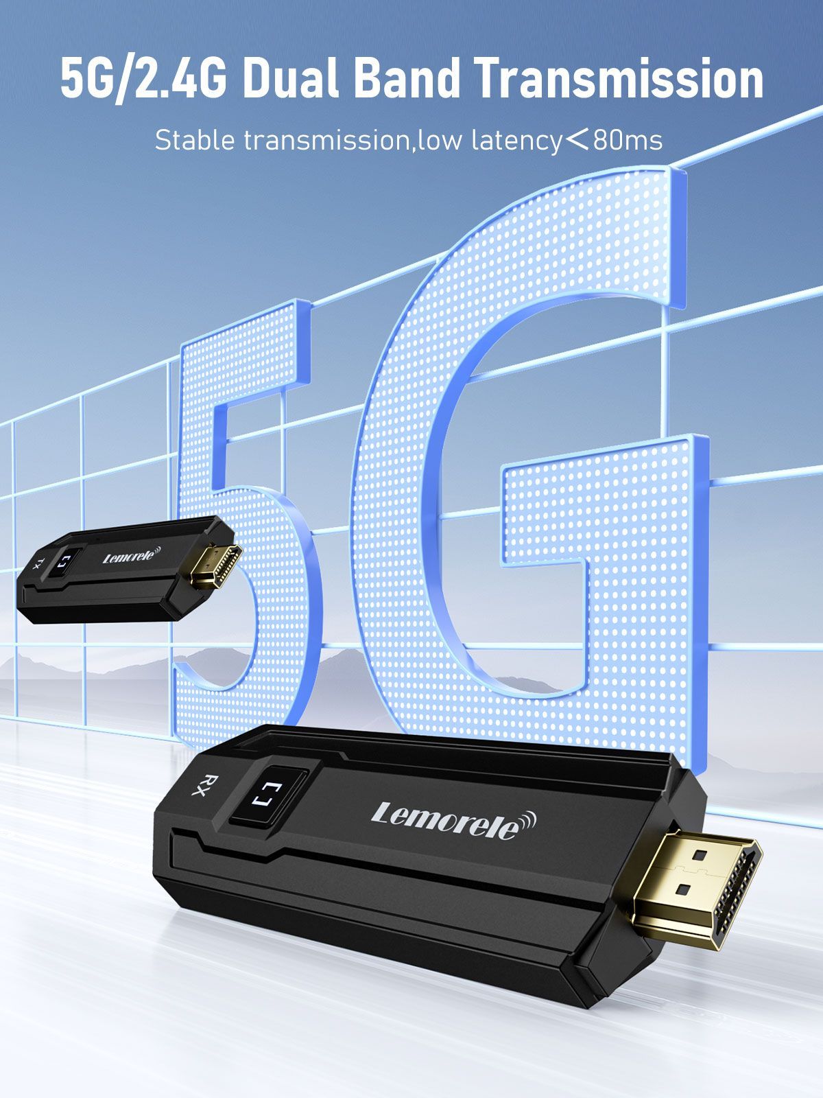 Беспроводной приемник передатчика HDMI, P20,дисплей 1080P, удлинитель ...