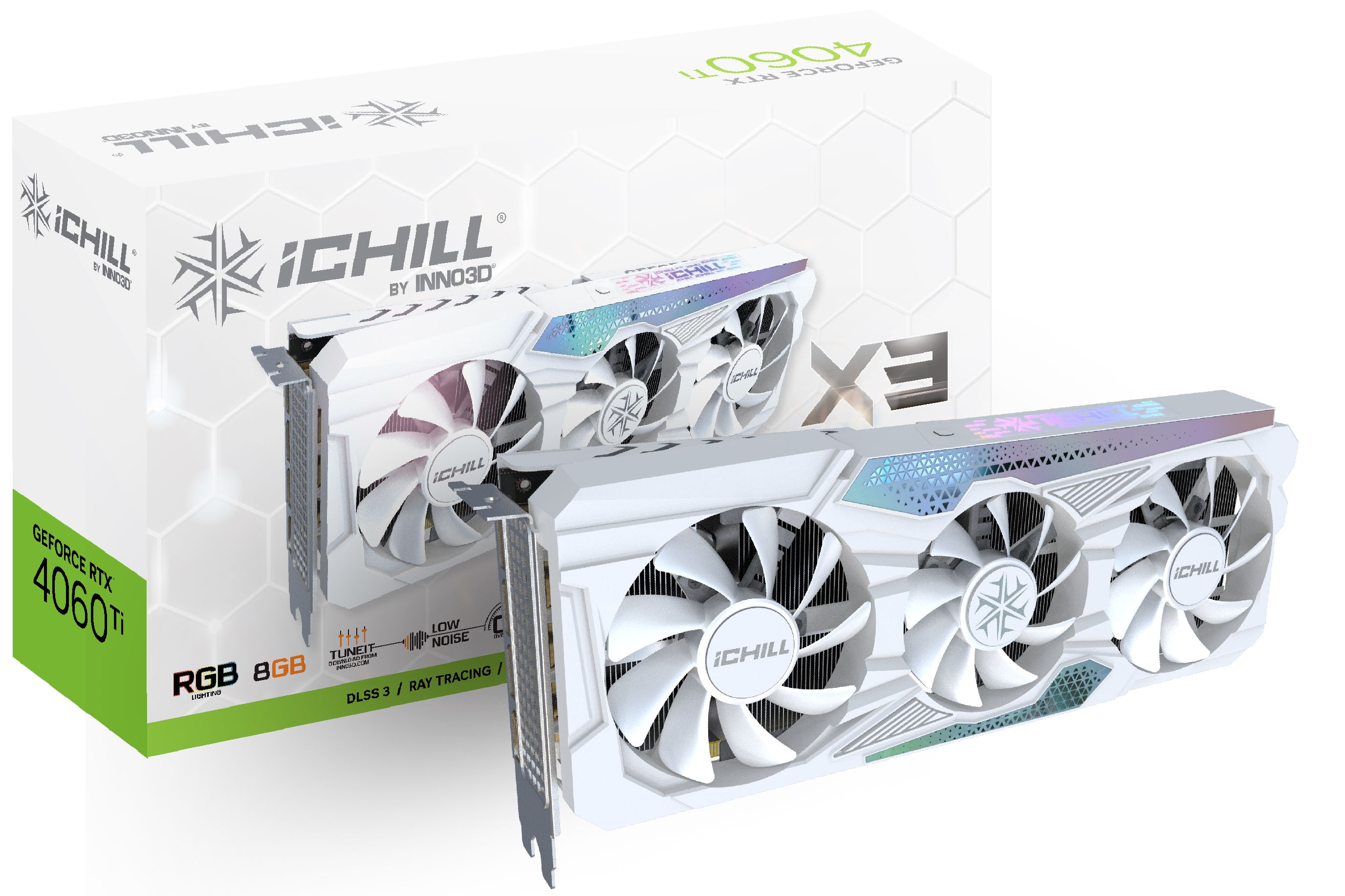 Видеокарта Inno3D GeForce RTX 4060 Ti, 8 ГБ PCI Express 4.0