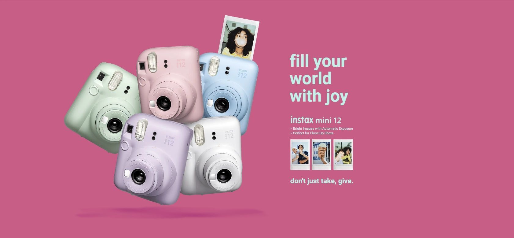 Компактный фотоаппарат Fujifilm Instax Mini 12 сиреневый + Картриджи для  Instax Mini, 10 фото, фиолетовый - купить по выгодным ценам в  интернет-магазине OZON (1115329318)