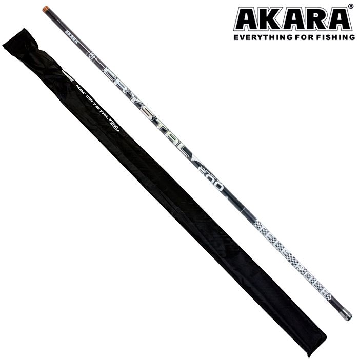 Удилище телескоп угольное д/с Akara Crystal Pole (10-30) 5,0 м б/к