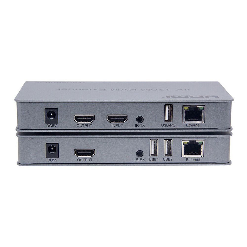 HDMIKVM-удлинитель(extender)до120мповитойпаре,HDMI+USB,4K,IR(ORIENTVE051)