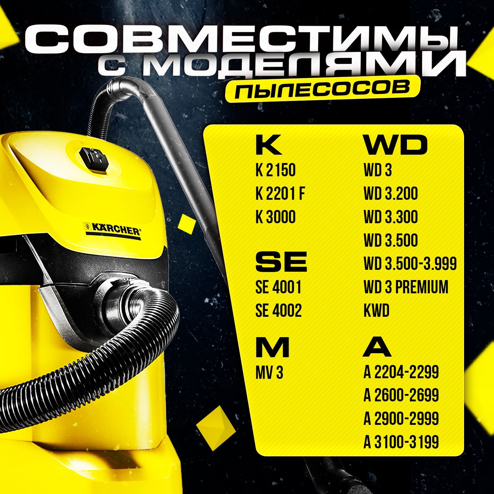 Фильтр для пылесоса TITAN DYNAMICS KarcherPatron, Патронный фильтр ...