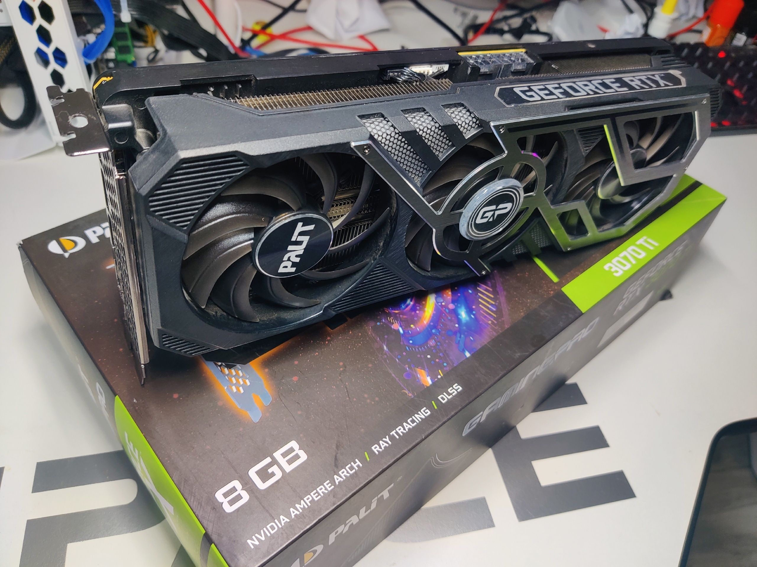 Видеокарта Palit GeForce RTX 3070 Ti, 8 ГБ PCI-E 4.0 x16