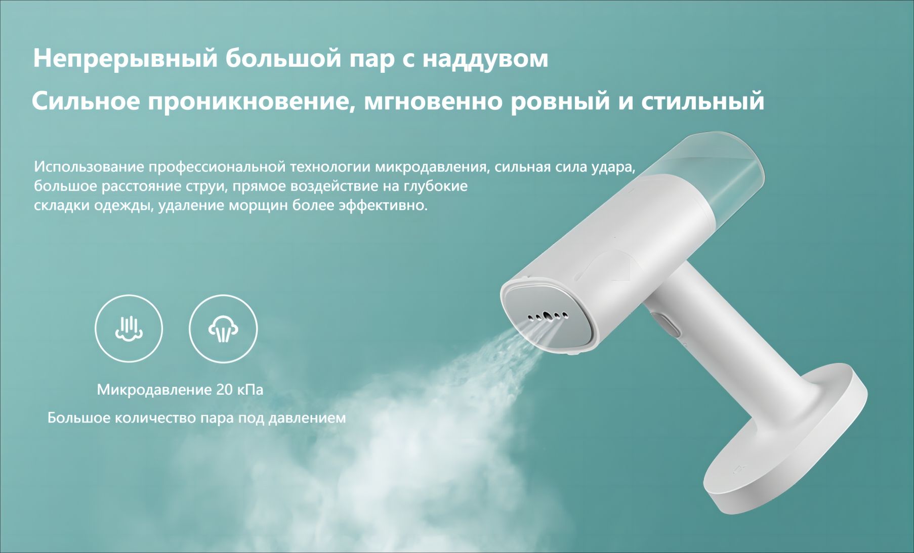 Отпариватель Xiaomi Handheld Ironing Machine 1200 Вт купить по низкой ...