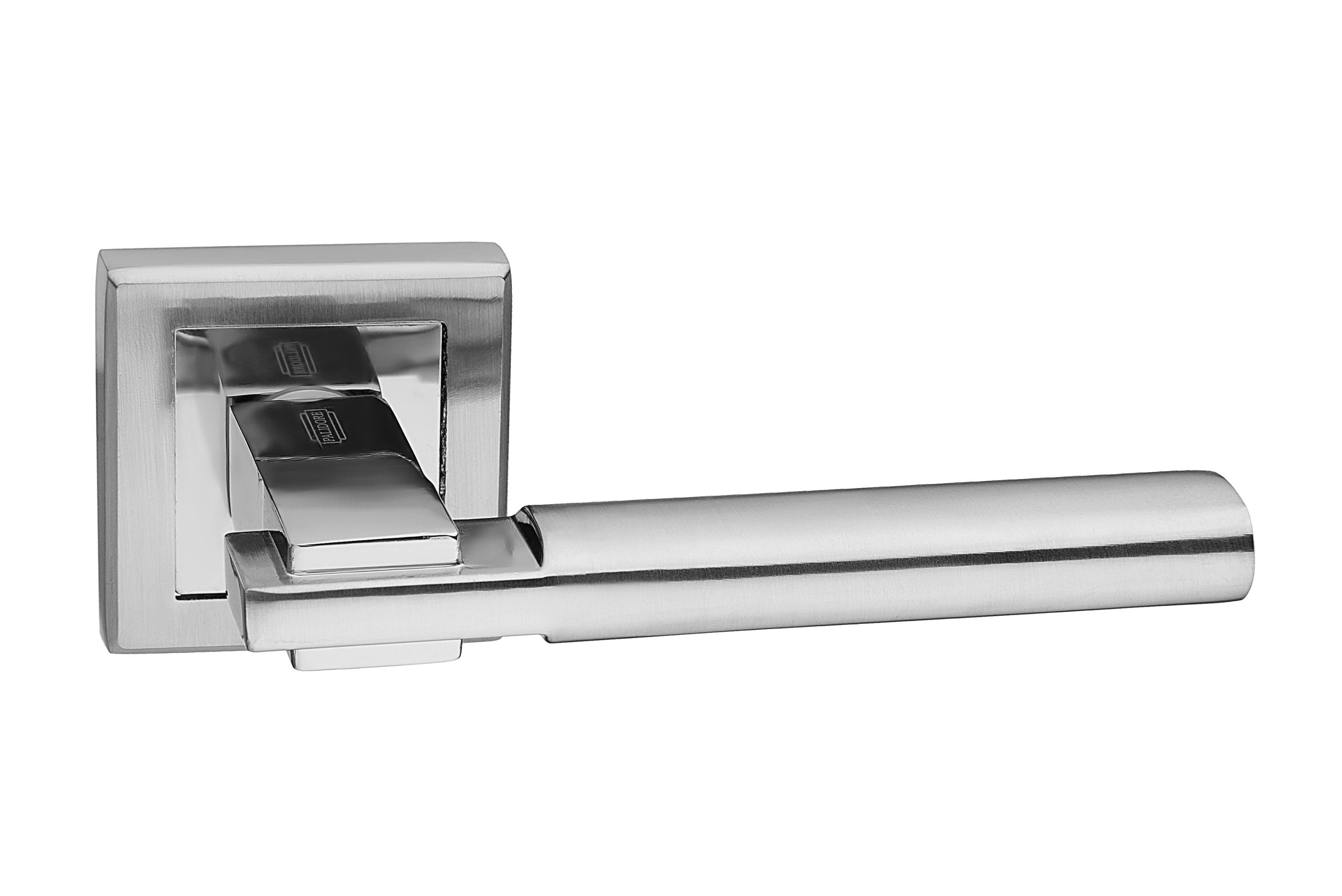 Ручка дверная межкомнатная хром матовый/хром блестящий комплект ...