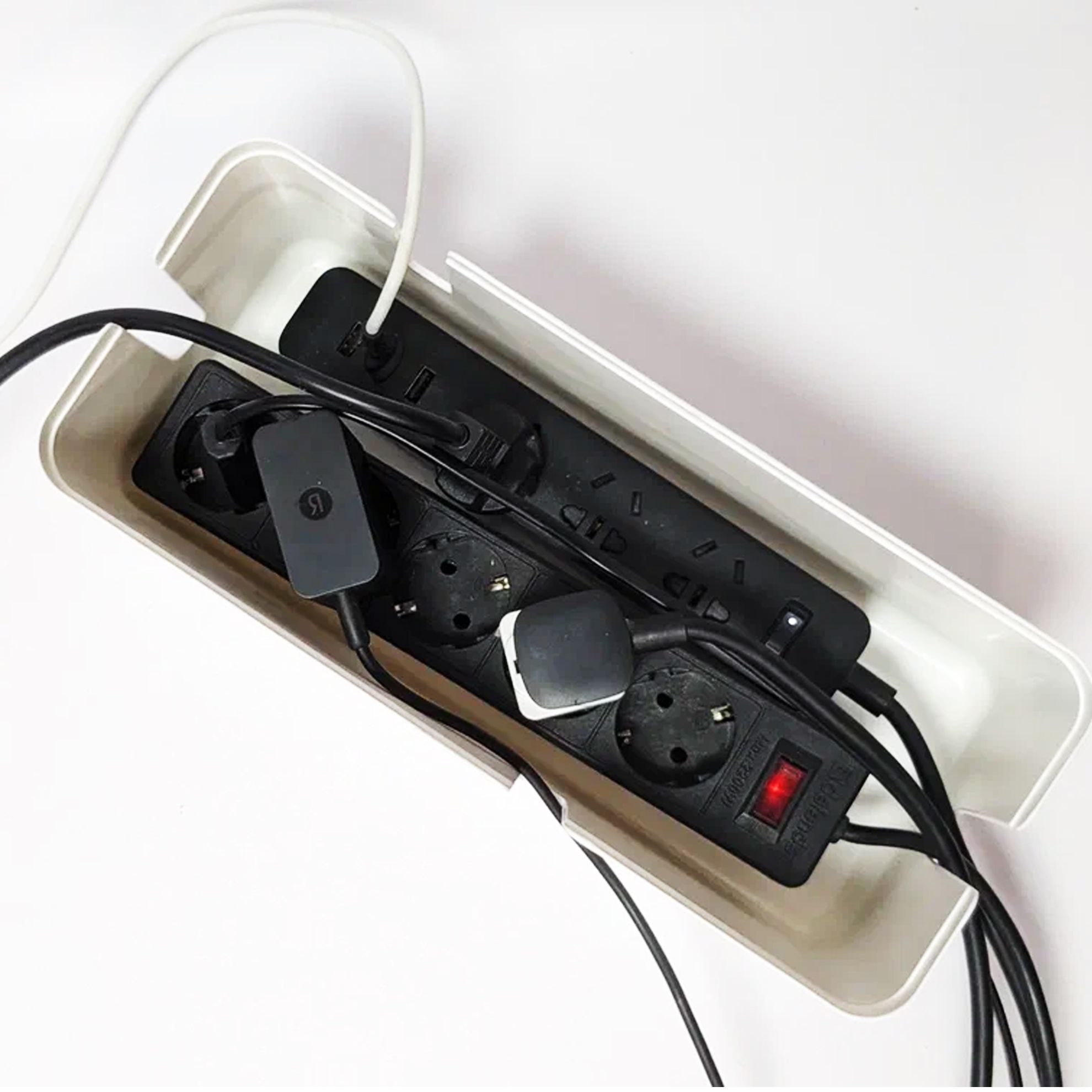 Органайзер для проводов и зарядок, коробка для кабеля, бокс для ...