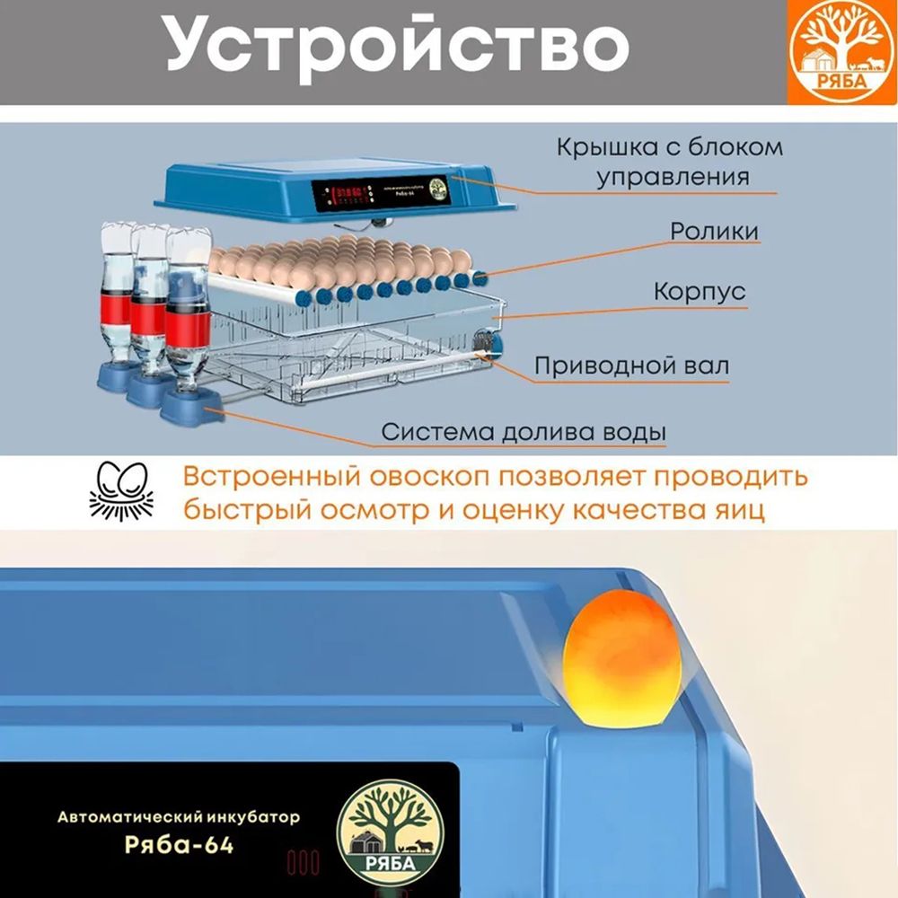 256 инкубатор для яиц двойного питания полностью автоматический ...