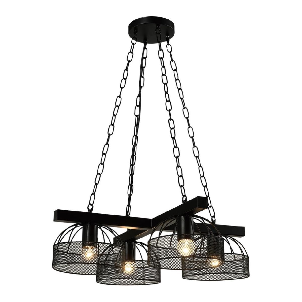 Подвесная люстра IMEX Ringo MD.20461-4-P-BK - купить по низкой цене в ...