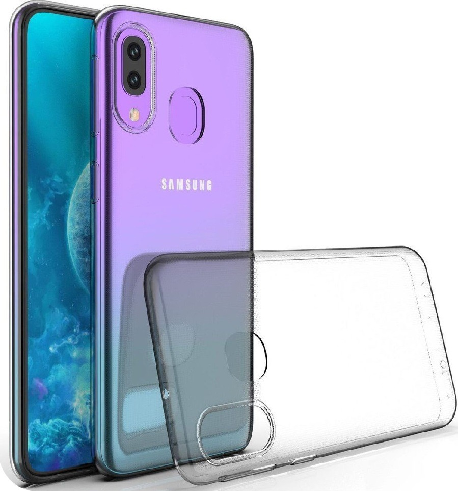 Чехол для Samsung Galaxy A20 & A30 / чехол на самсунг а20 и самсунг а30  прозрачный