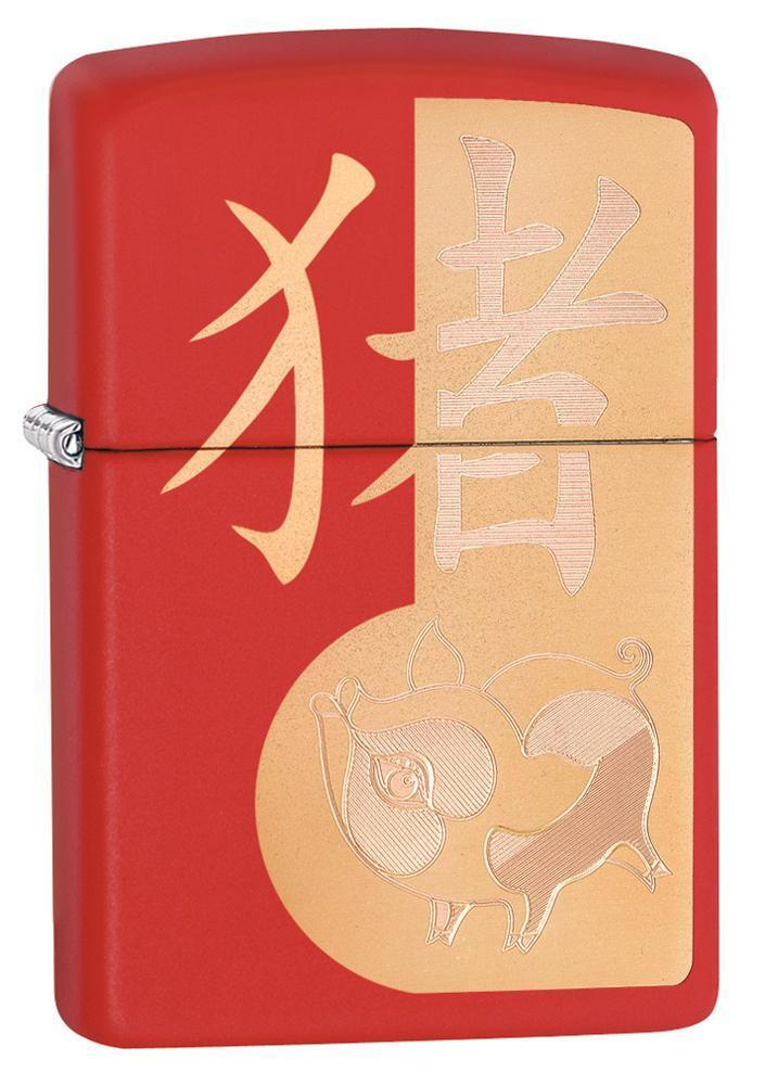 Зажигалка бензиновая ZIPPO Classic Red Matte #1