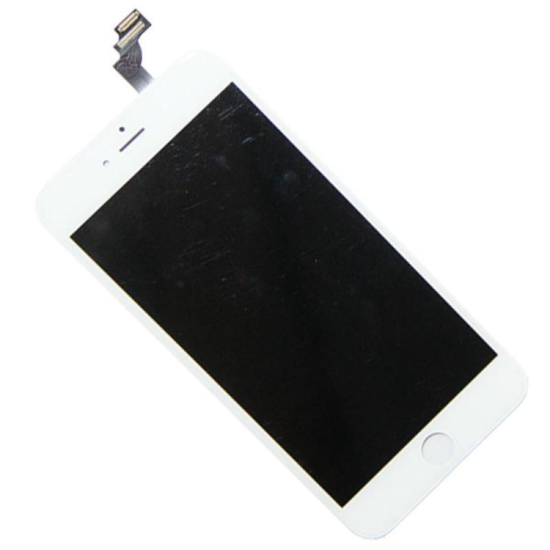 Дисплей для iPhone 6 Plus модуль в сборе с тачскрином <белый> (супер премиум) #1
