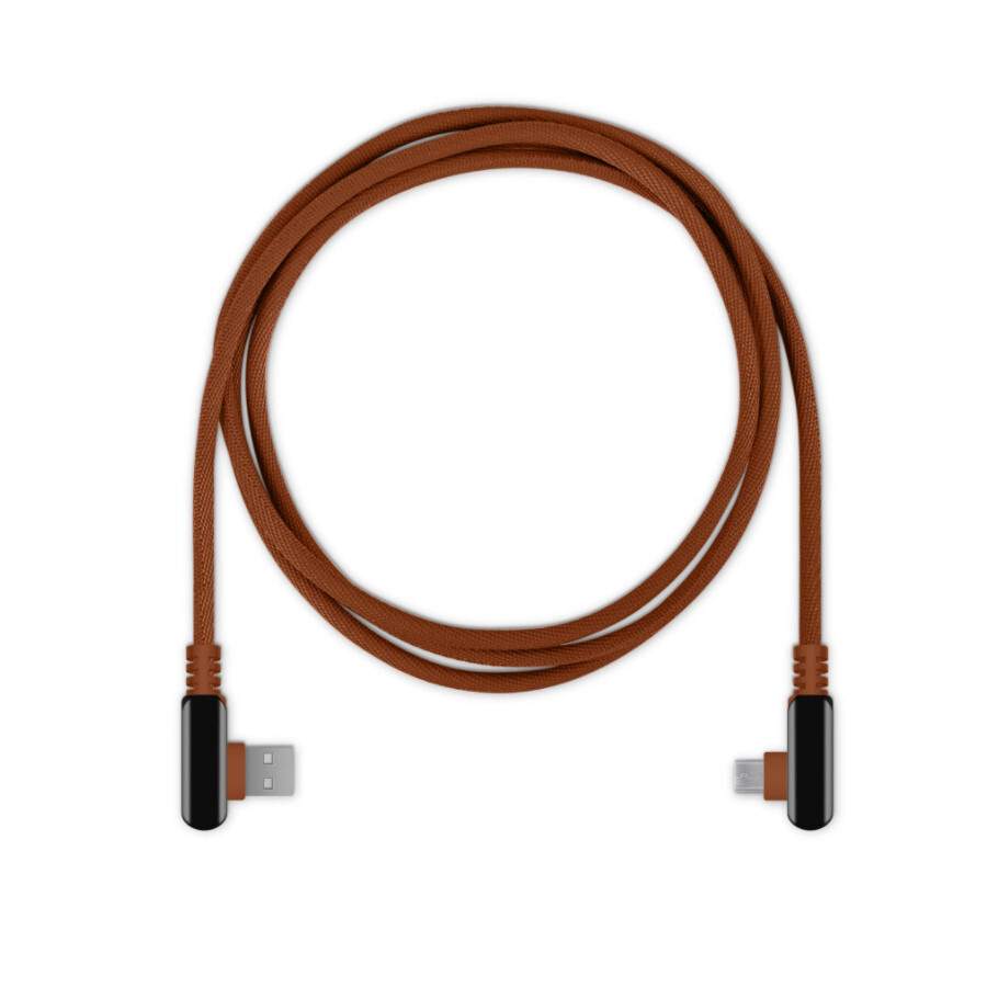 Micro-USB USB кабель Rombica Digital Electron M Brown, 1.2 метр #1