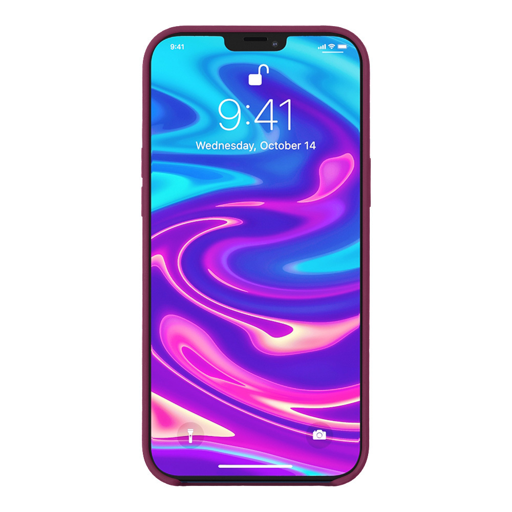Чехол на айфон 12 Про Макс / Case iPhone 12 Pro Max, бургунди, Deppa ...