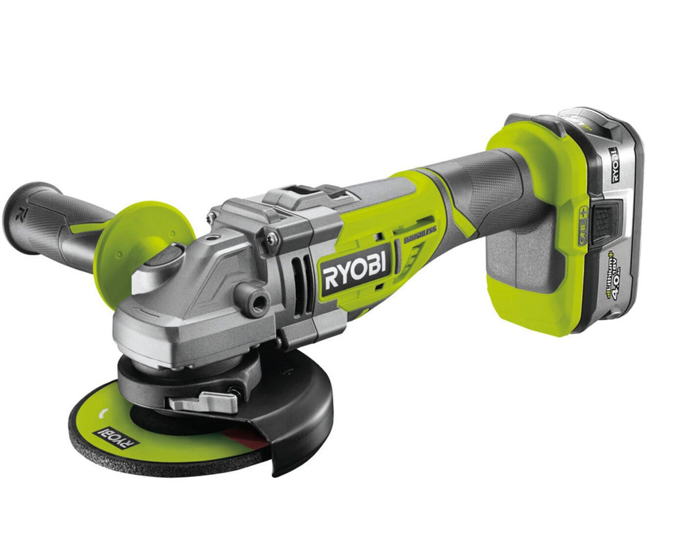 Шлифмашина угловая Ryobi R18AG7-140S ONE+ - купить по низким ценам в  интернет-магазине OZON (227739293)