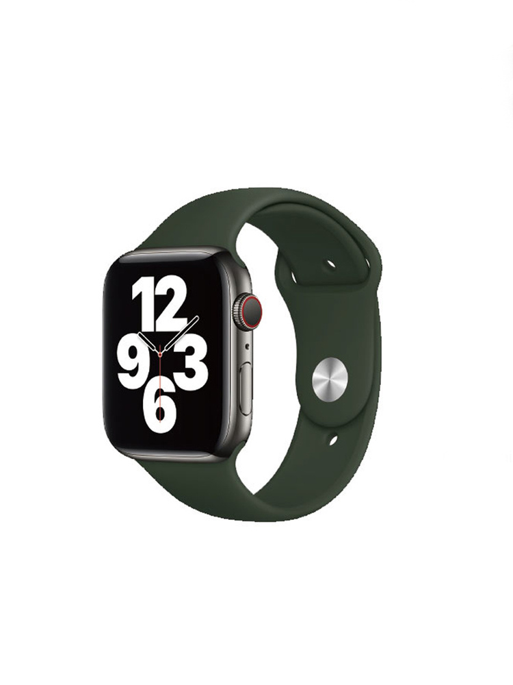 Apple Watch WIWU Single Color Silicon watch band 42 44mm Olive Green OZON 240538231