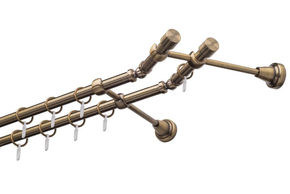 Карниз для эркера 2 ряда AICITY Угловой - купить по доступным ценам в ...