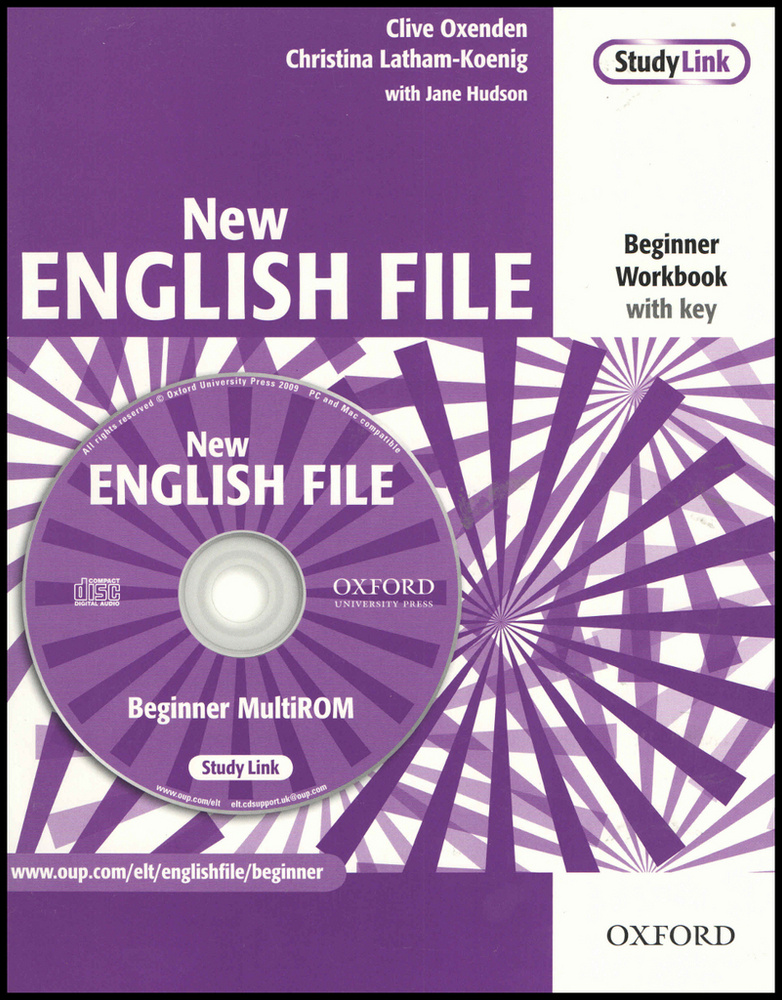 New English File Beginner Workbook with key and MultiROM Pack - купить ...