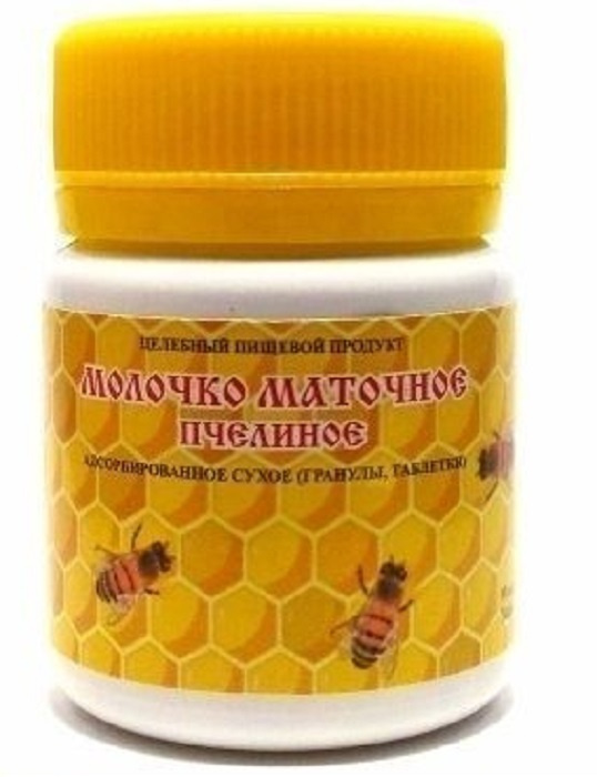 Маточное молочко адсорбированное (в гранулах), 25г / МЕЛМУР (пчелиное, гранулированное)  #1