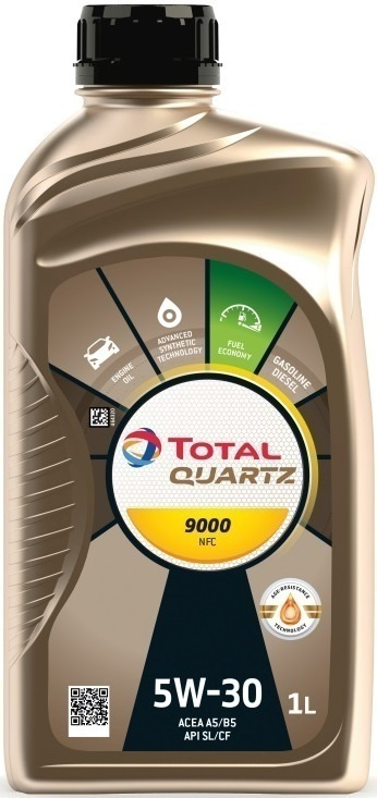 Total quartz 9000 nfc 5W-30 Масло моторное, Синтетическое, 1 л #1