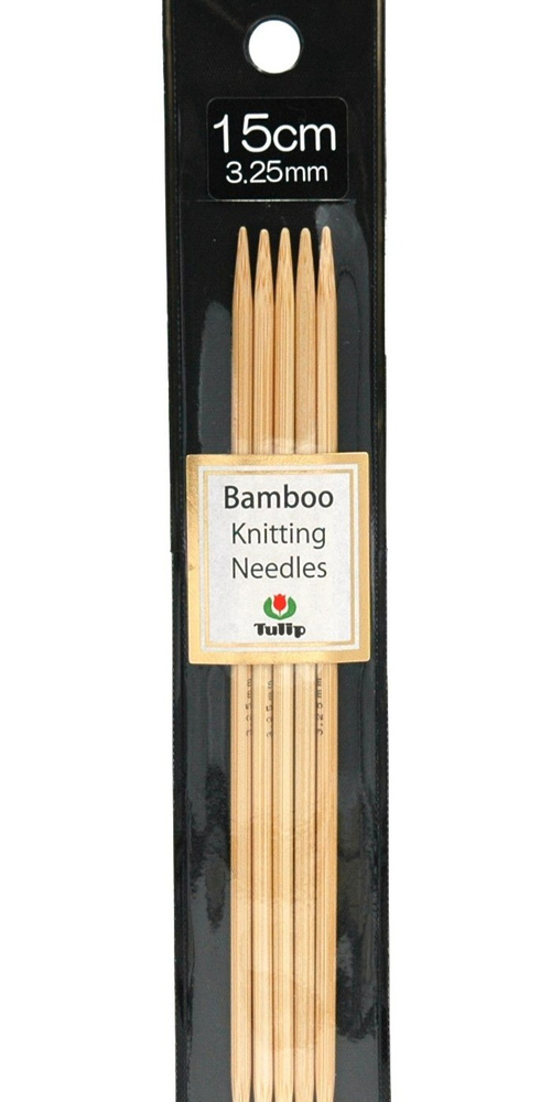 Спицы чулочные "Bamboo" 3,25мм/15см, Tulip, KND060325 #1