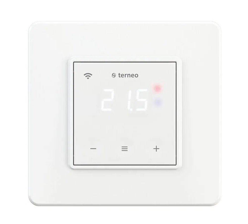 Terneo Терморегулятор/термостат до 3500Вт Для теплого пола, белый  #1