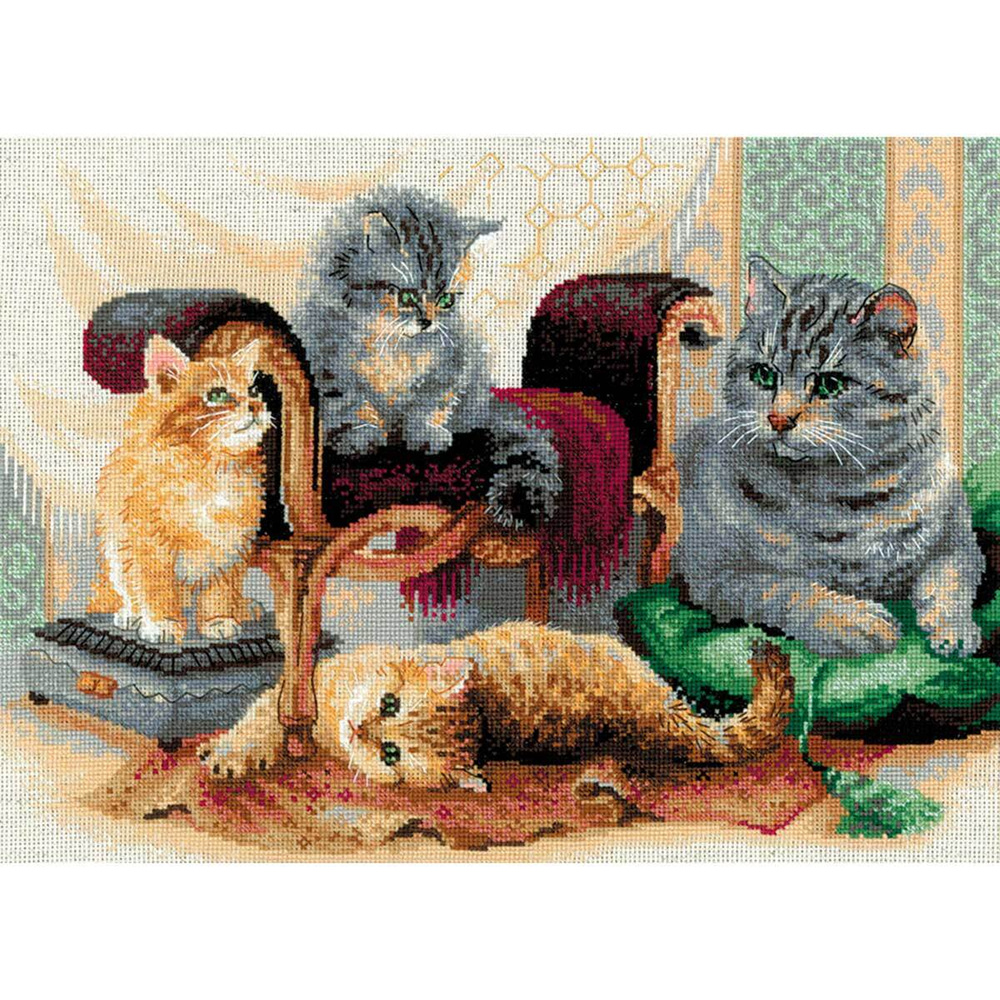 Наборы для рукоделия и вышивания из коллекции «Кошки»