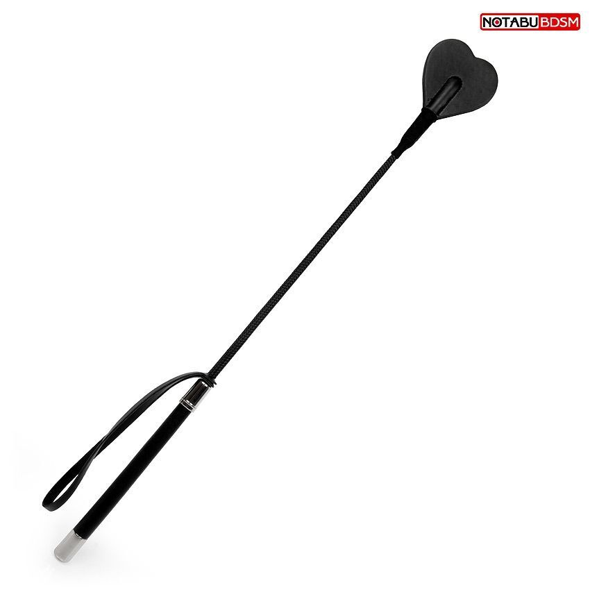 Черный стек с наконечником-сердечком - 54 см. - купить с доставкой по ...