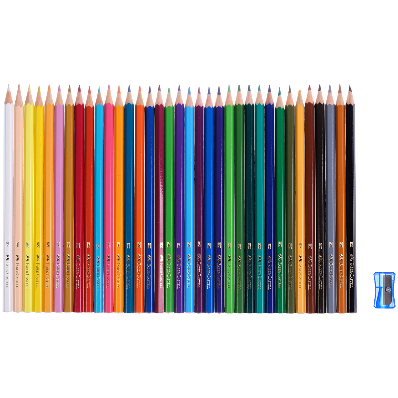 Карандаши цветные 36 цветов Faber-Castell Eco Замок (d 3мм, 6гр + точилка) картон (120136)  #1