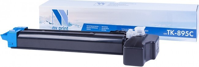 Картридж NV Print совместимый TK-895 для Kyocera FS-C8020MFP/ FS-C8025MFP/ FS-C8520MFP/ FS-C8525MFP голубой #1