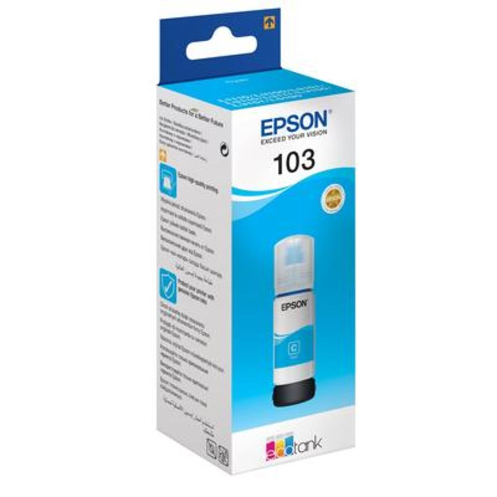 Чернила 103 для Epson L3150, L3100, L3101, L3110 C13T00S24A голубые #1