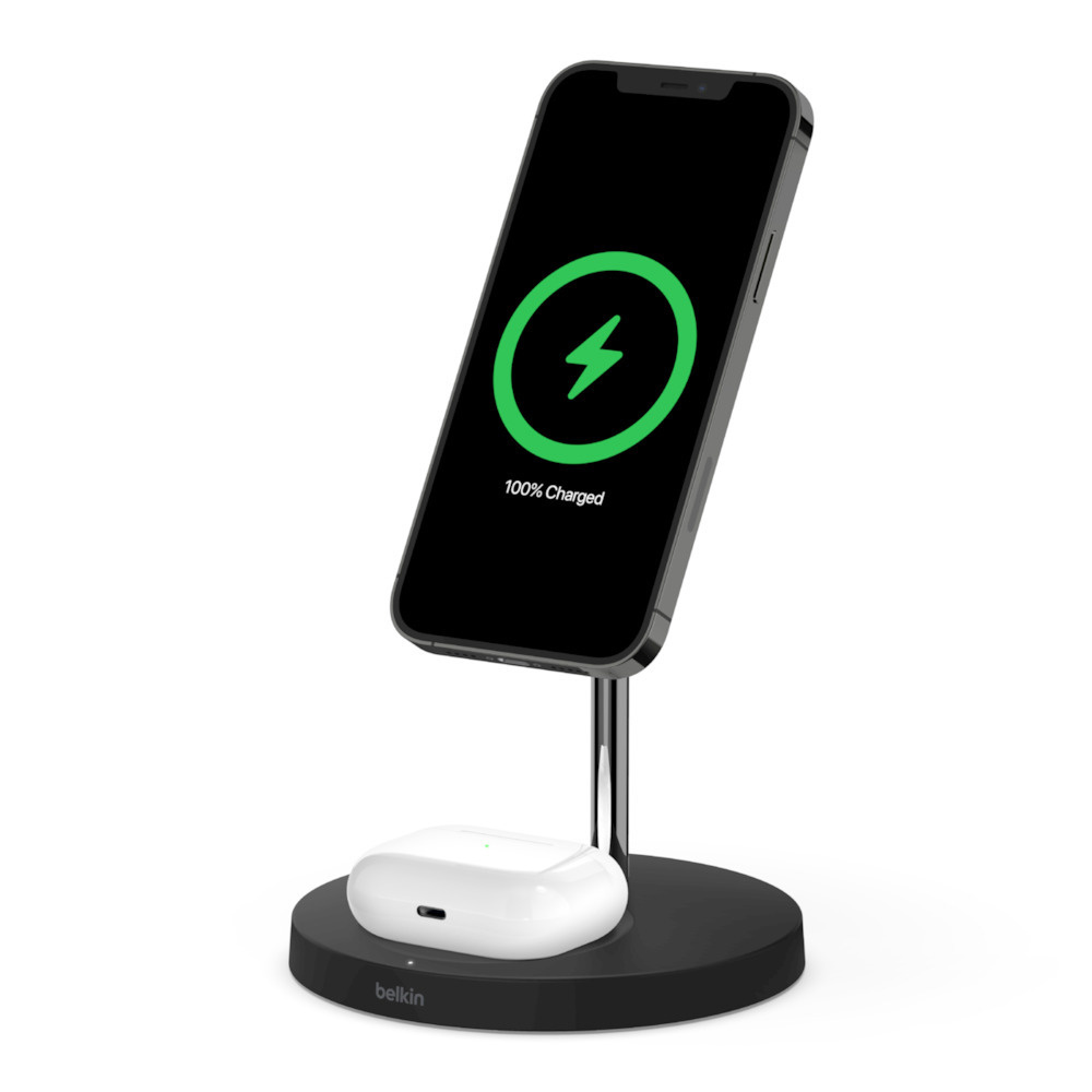 Беспроводное зарядное устройство Belkin BOOST CHARGE PRO with MagSafe ...