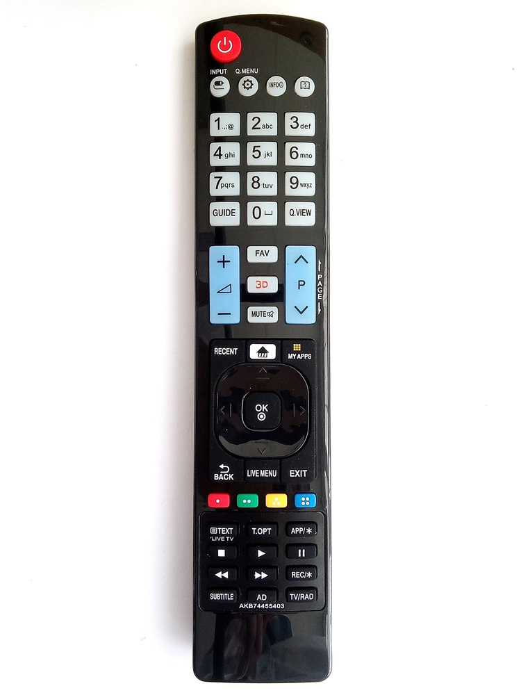 Пульт ДУ Пульт для LG AKB74455403 (LCD 3D Smart) (большой корпус ...