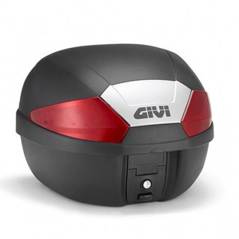 Кофр MONOLOCK 29 л Givi Black-Silver-Red (B29N2) #1