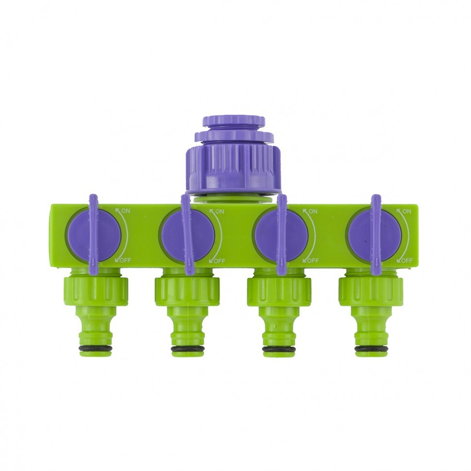 Разветвитель четырехканальный 1/2-3/4, регулируемый Palisad - купить с ...