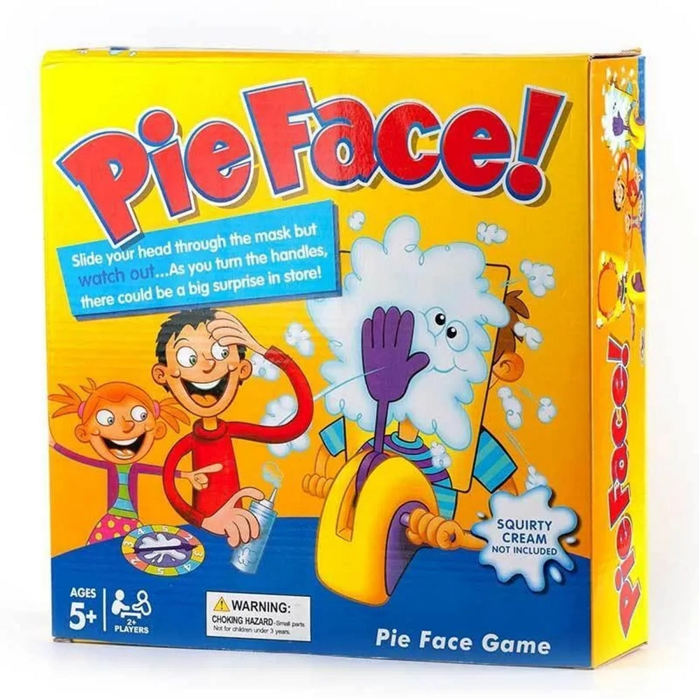 Настольная игра "Пирог в лицо"/Настольная игра Торт в лицо/ Настольная ...