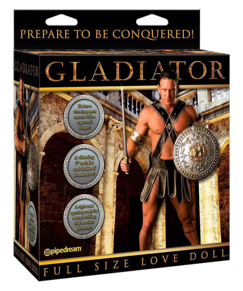 Кукла Gladiator Love Doll с вибрацией мужчина Гладиатор с языком и фаллосом  - купить с доставкой по выгодным ценам в интернет-магазине OZON (1132573150)