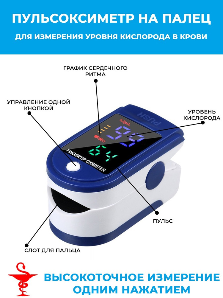 Пульсоксиметр купить на OZON по низкой цене (503988736)